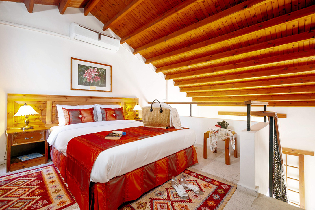 deluxe junior villa bedroom almond kyrenia