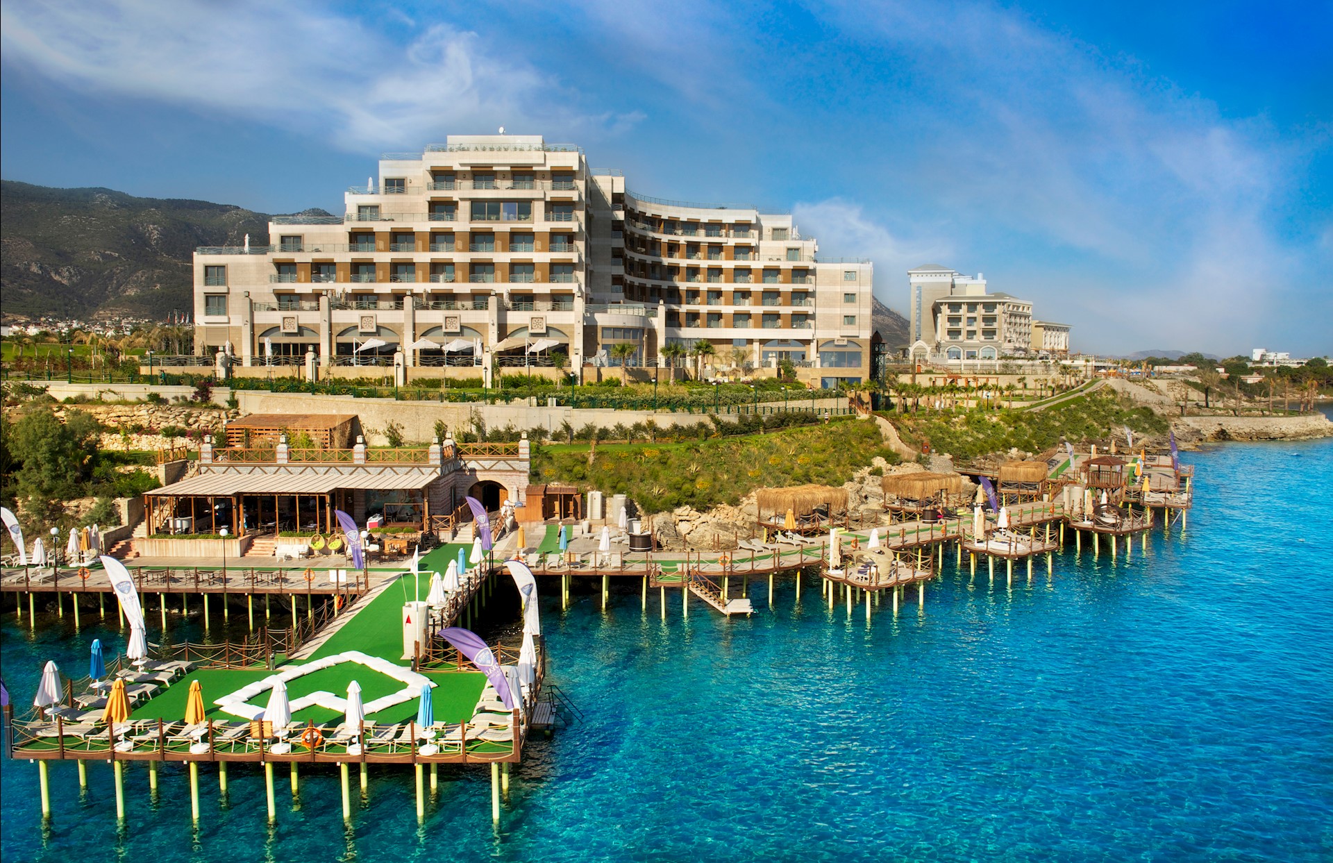 Private Cabanas for Lounging 