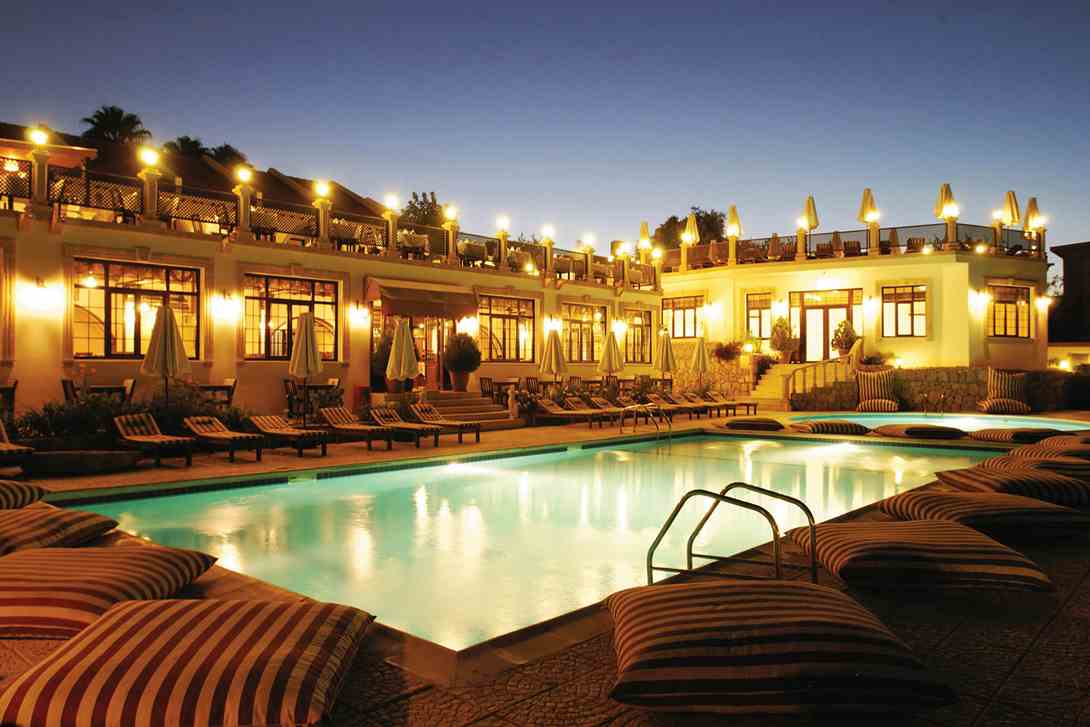 bellapais monastery village view