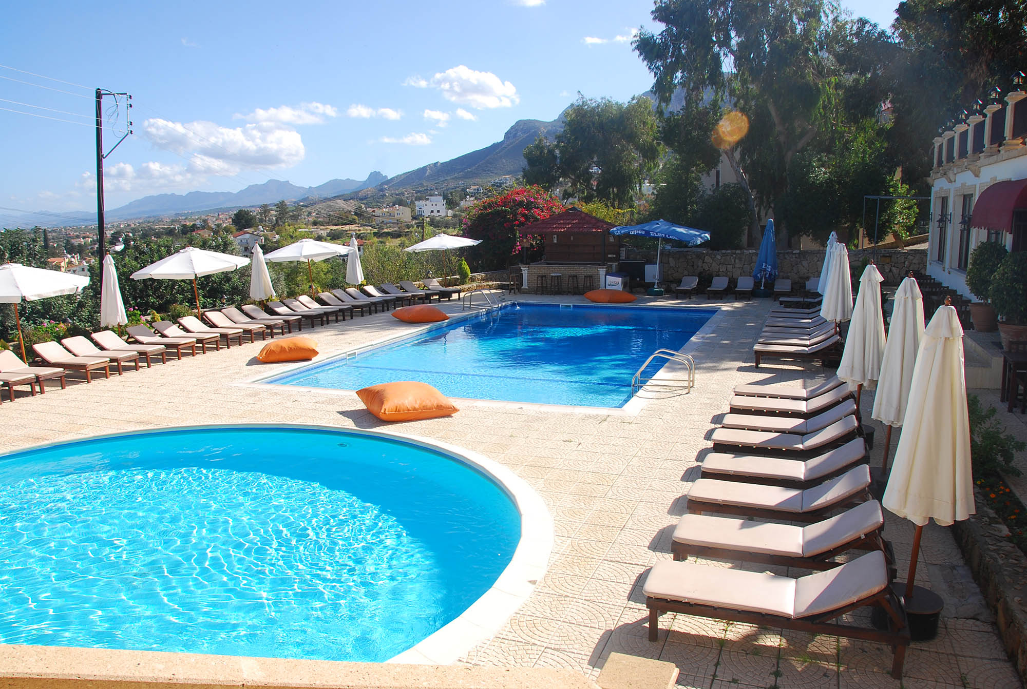 Three beautiful pools 
