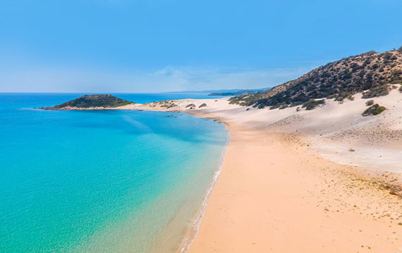 The Karpaz-Peninsula is home to picture-perfect sandy beaches