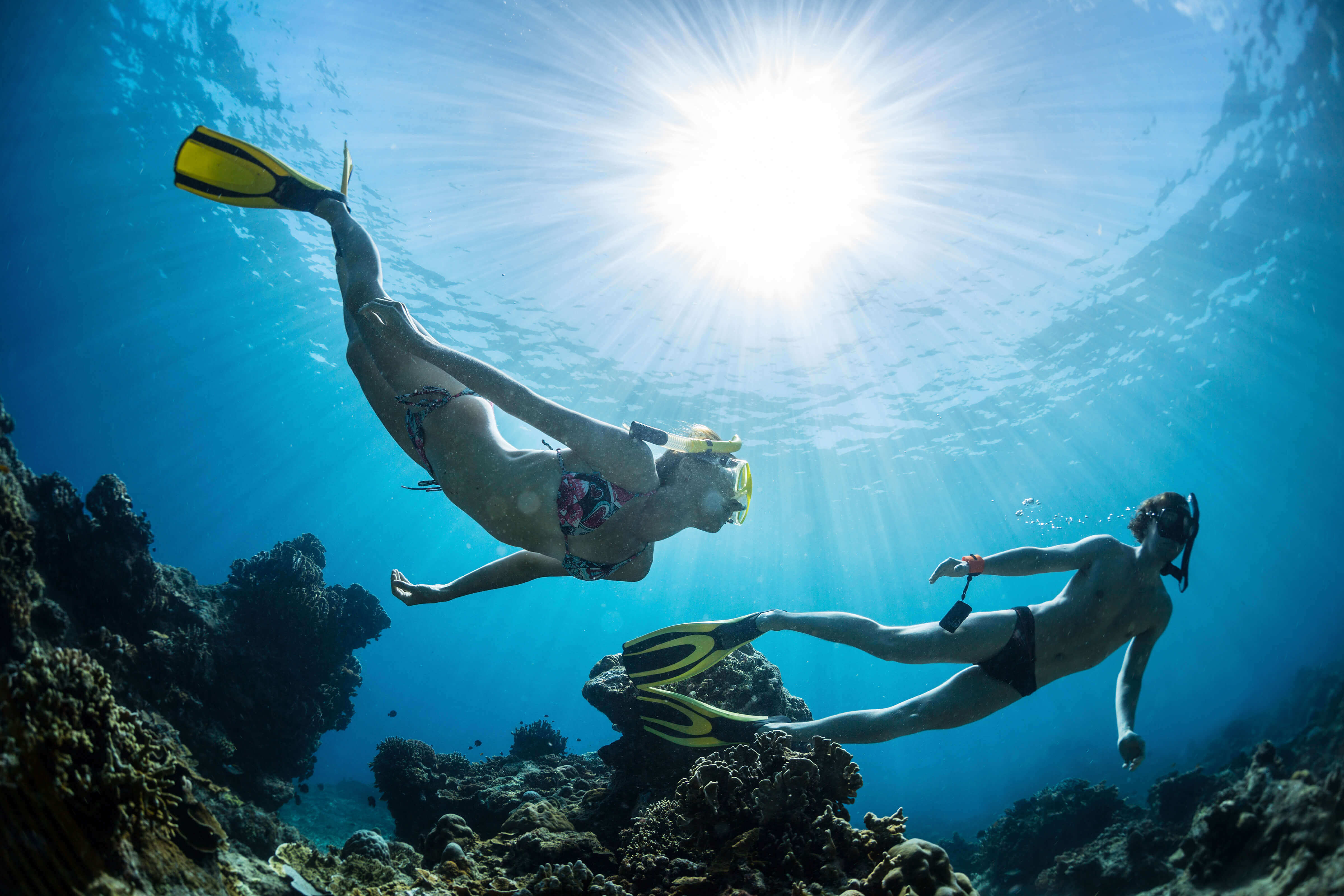 Snorkelling is one of the many activities available in Northern Cyprus