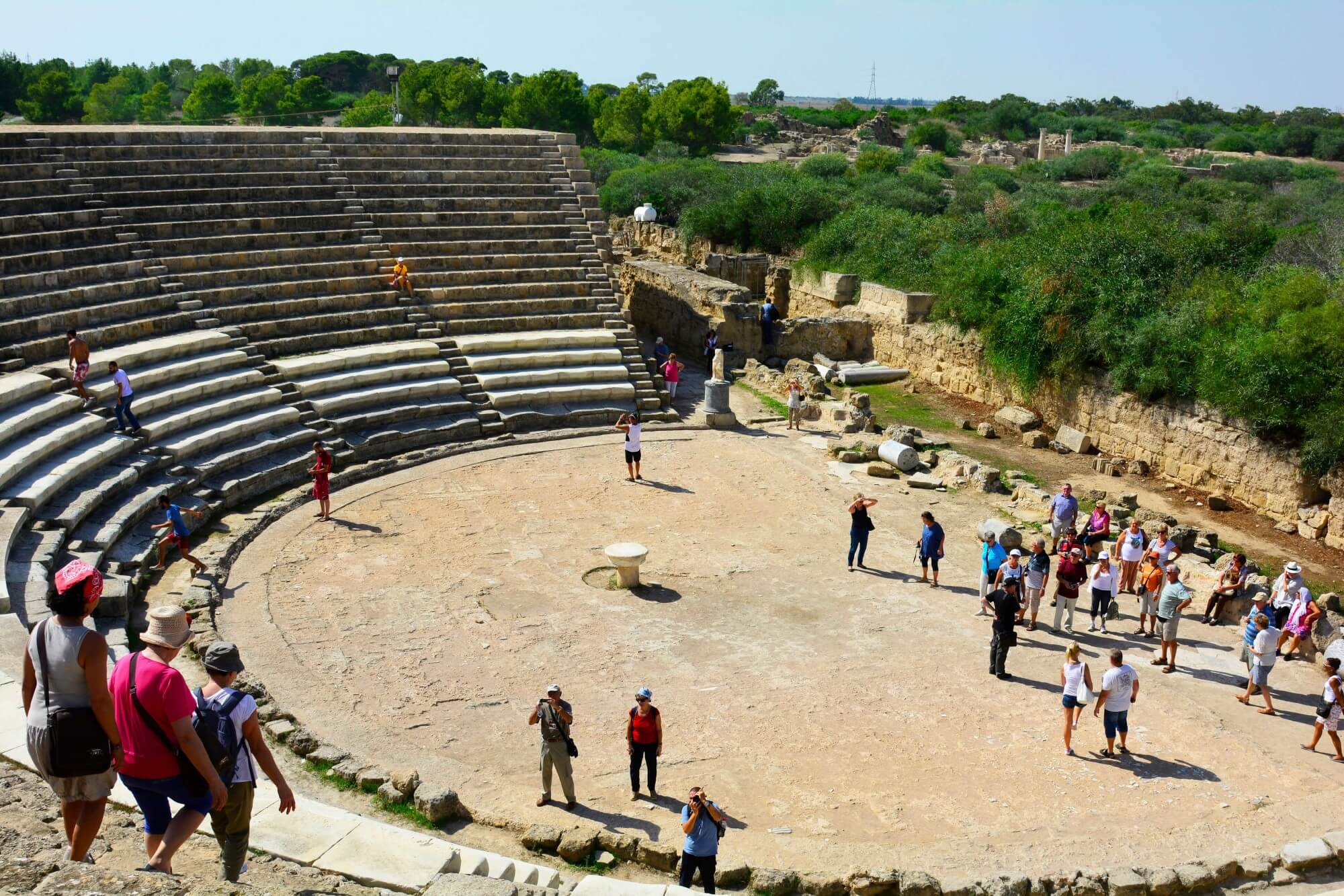 Take a guided tour of the Salamis Ruins