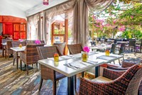 Dine amidst the flora