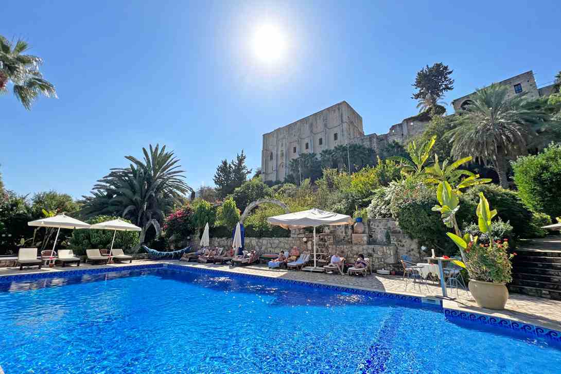 38 bellapais pool view north cyprus