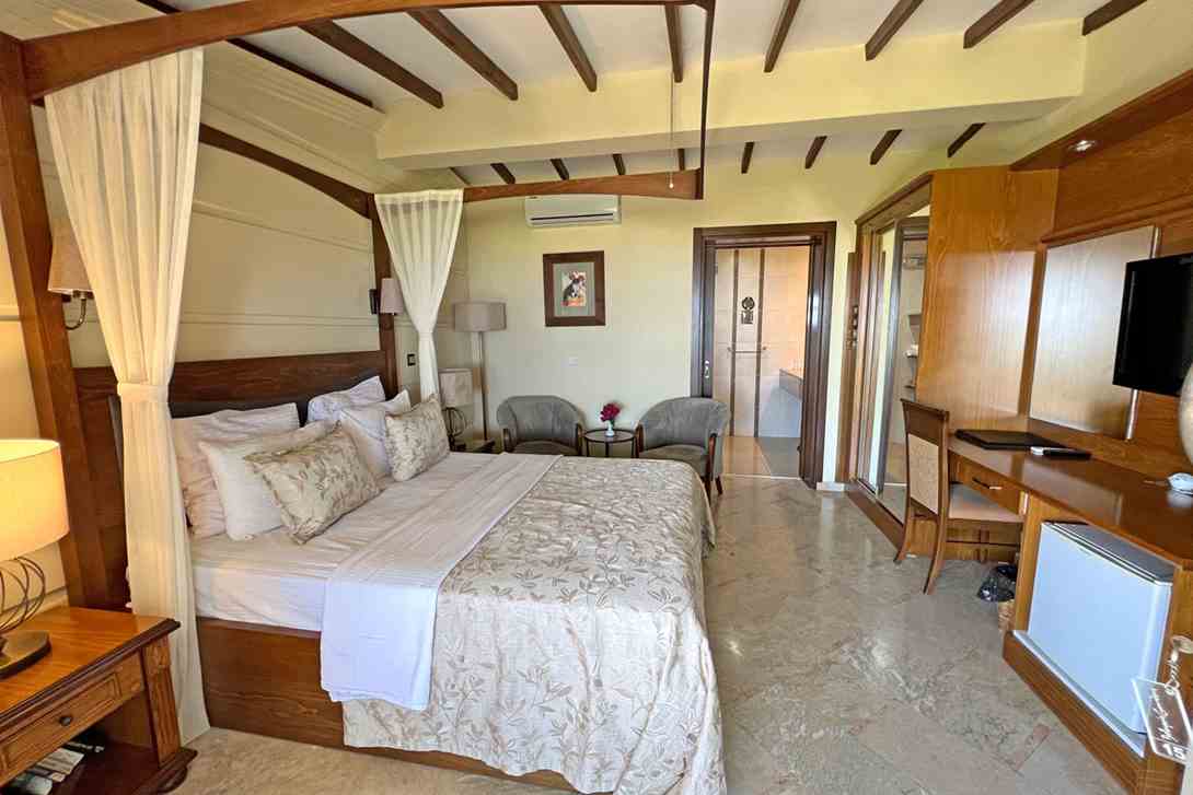studio bedroom bellapais view north cyprus