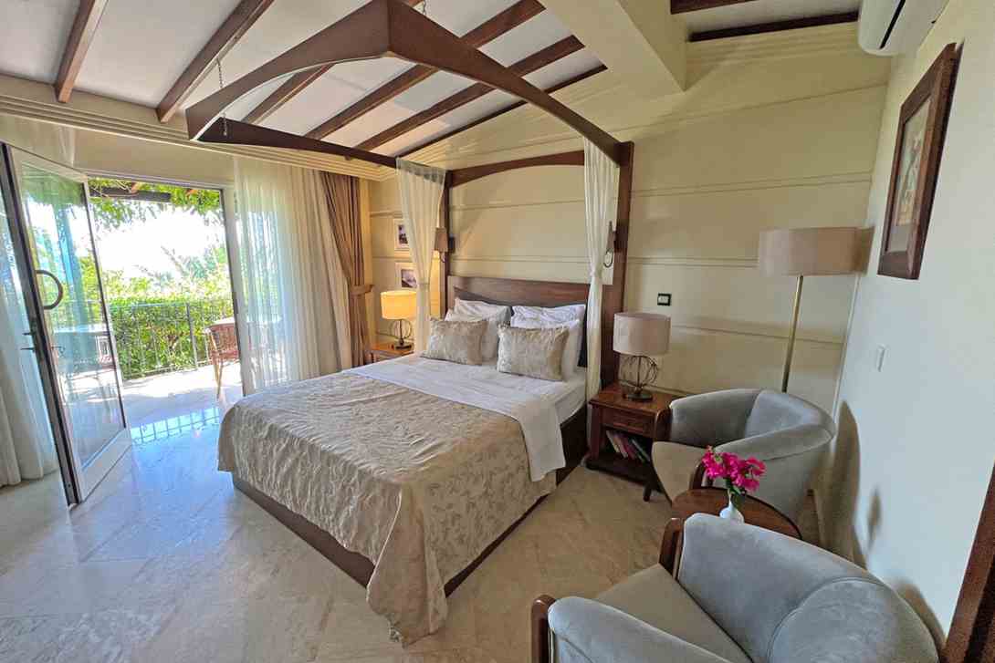 studio bedroom view bellapais gardens kyrenia